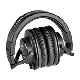 Audio-Technica Ath-M40X Professional Studio Wired Over Ear Headphones Without Mic (Black)